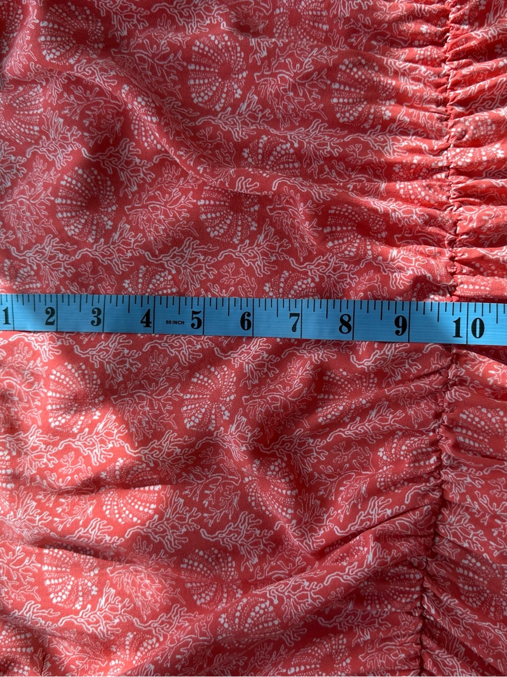 Old Navy Poplin Cami Sundress Shell Coral, Seashell Print XL, Like New